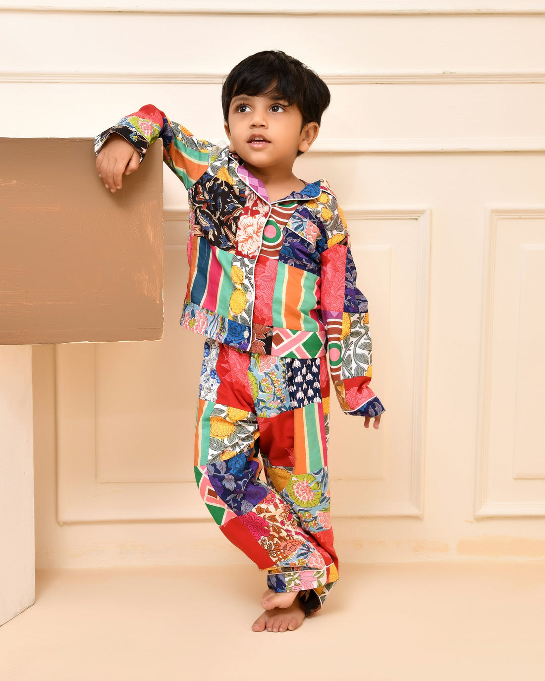 Multi patch Night Suit