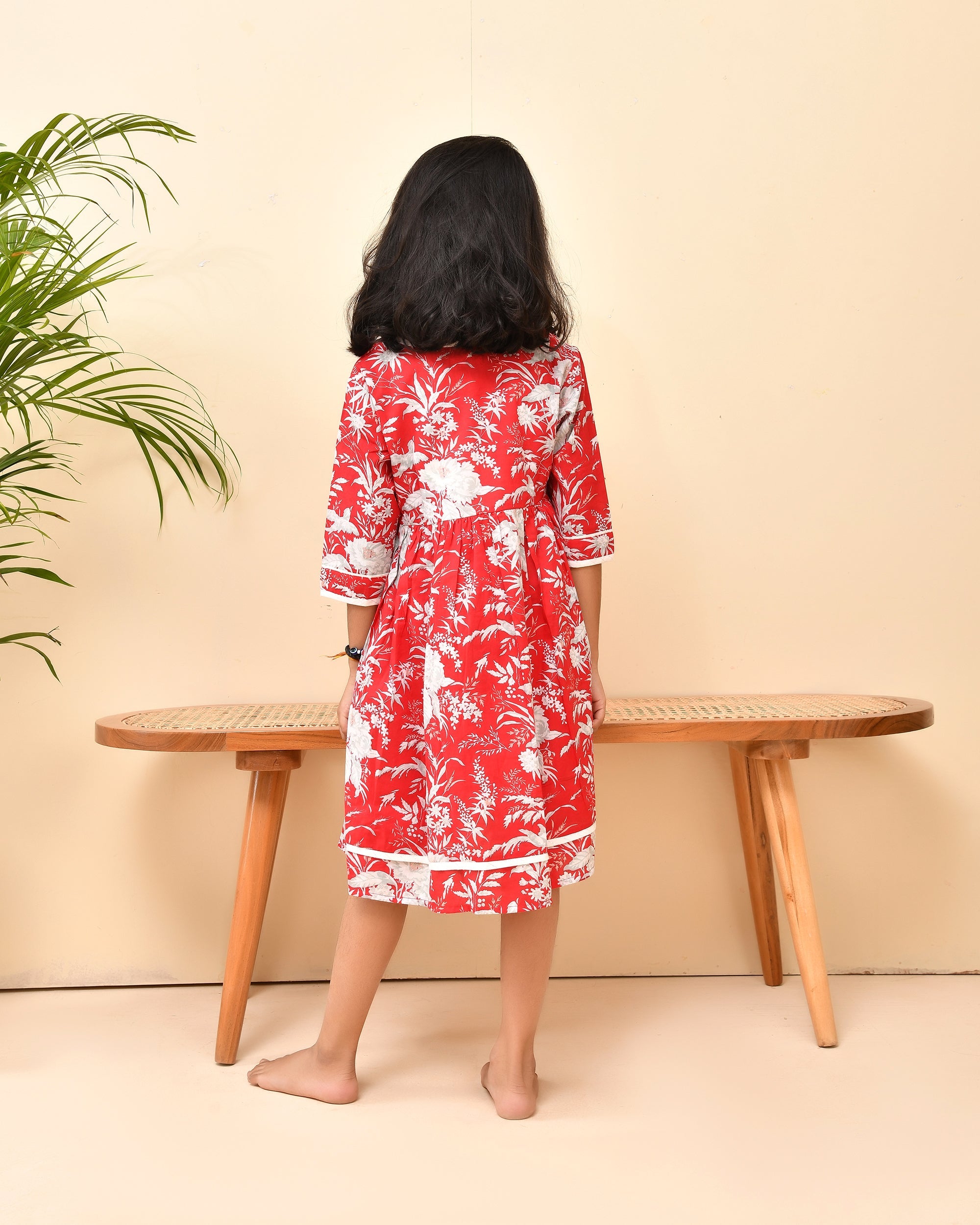 Red A-Line Dress