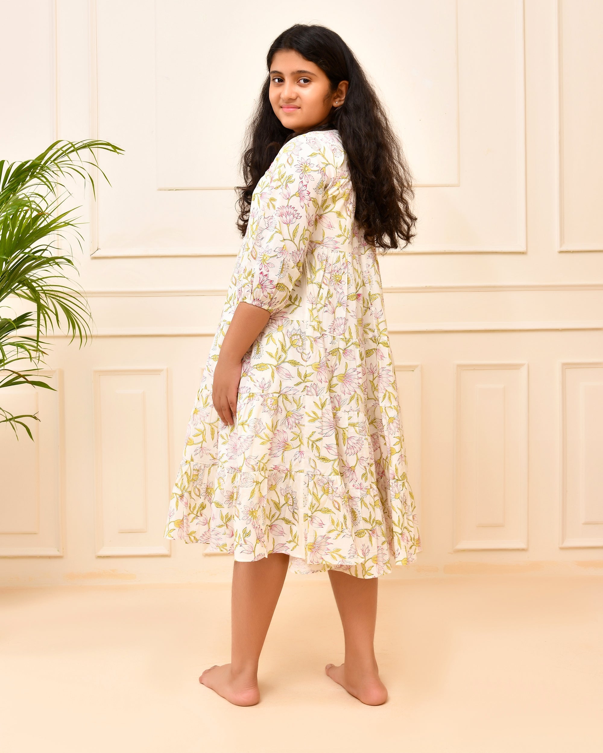 A-Line Floral Dress